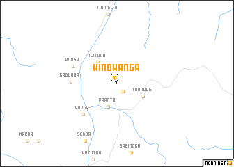 map of Winowanga