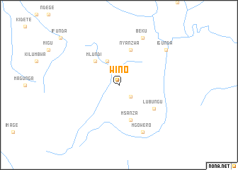 map of Wino