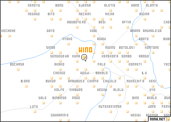 map of Wino