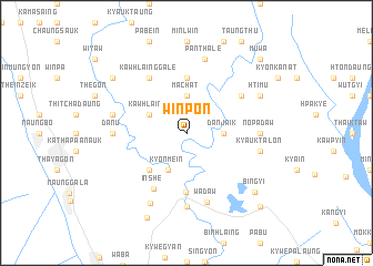 map of Winpon
