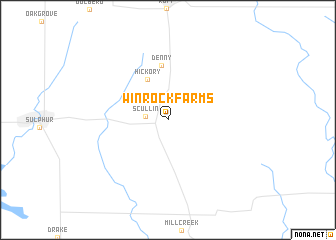 map of Winrock Farms