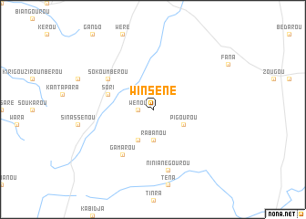 map of Winséné