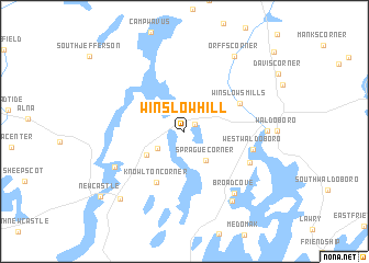 map of Winslow Hill