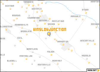map of Winslow Junction