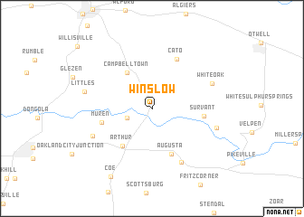 map of Winslow