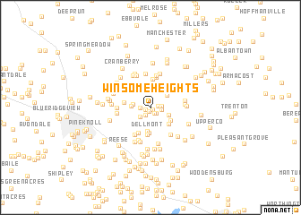 map of Winsome Heights