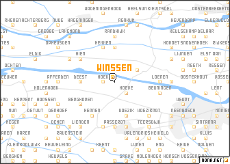 map of Winssen