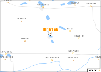map of Winsted