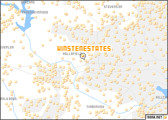 map of Winsten Estates