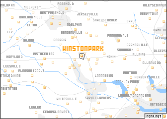 map of Winston Park