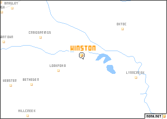 map of Winston