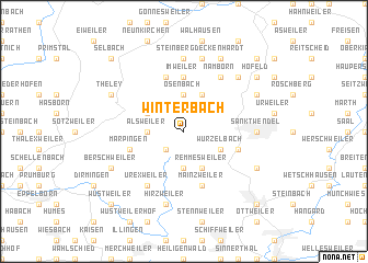 map of Winterbach