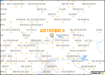 map of Winterbach