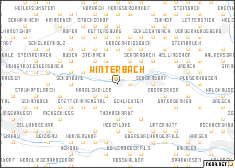 map of Winterbach