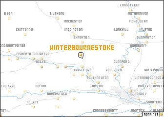 map of Winterbourne Stoke