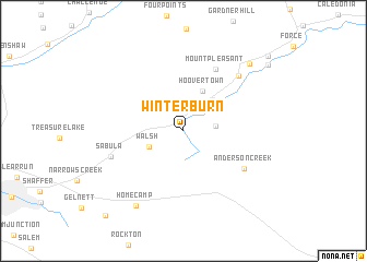 map of Winterburn