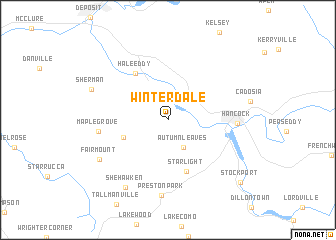 map of Winterdale