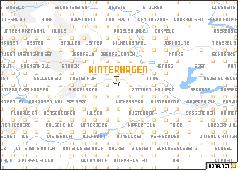 map of Winterhagen