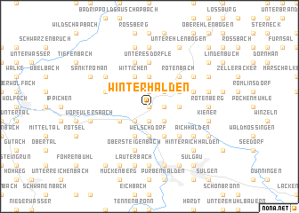 map of Winterhalden