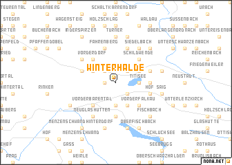 map of Winterhalde