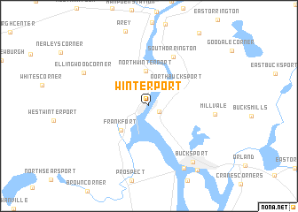 map of Winterport