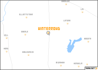 map of Winterrowd