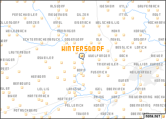 map of Wintersdorf