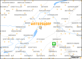 map of Wintersdorf