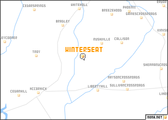 map of Winterseat