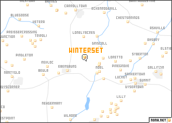 map of Winterset