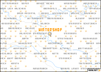 map of Wintershof