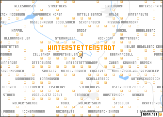 map of Winterstettenstadt