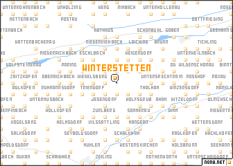 map of Winterstetten