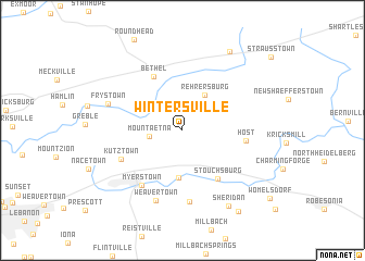 map of Wintersville