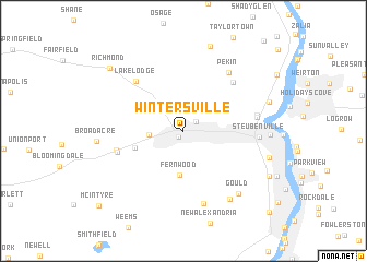 map of Wintersville