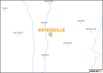 map of Wintersville