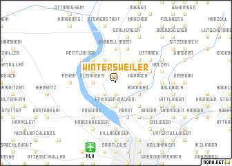 map of Wintersweiler