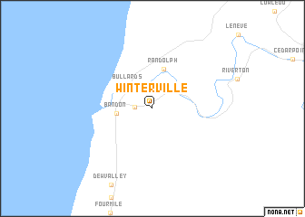 map of Winterville