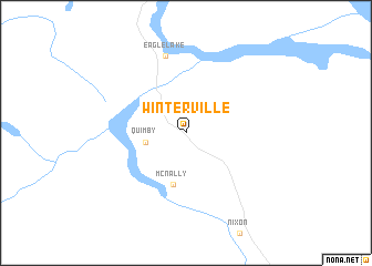 map of Winterville