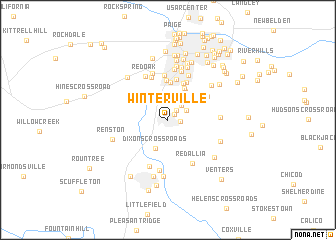 map of Winterville