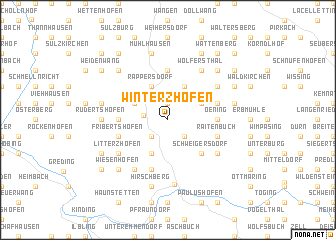 map of Winterzhofen