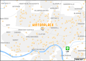 map of Winton Place