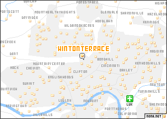 map of Winton Terrace