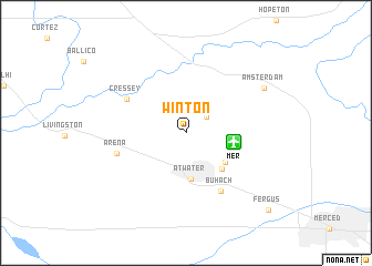 map of Winton