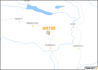 map of Winton