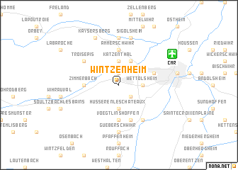 map of Wintzenheim