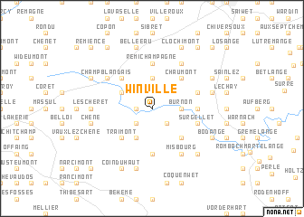 map of Winville