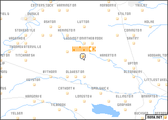 map of Winwick