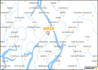 map of Winza