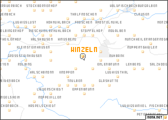 map of Winzeln